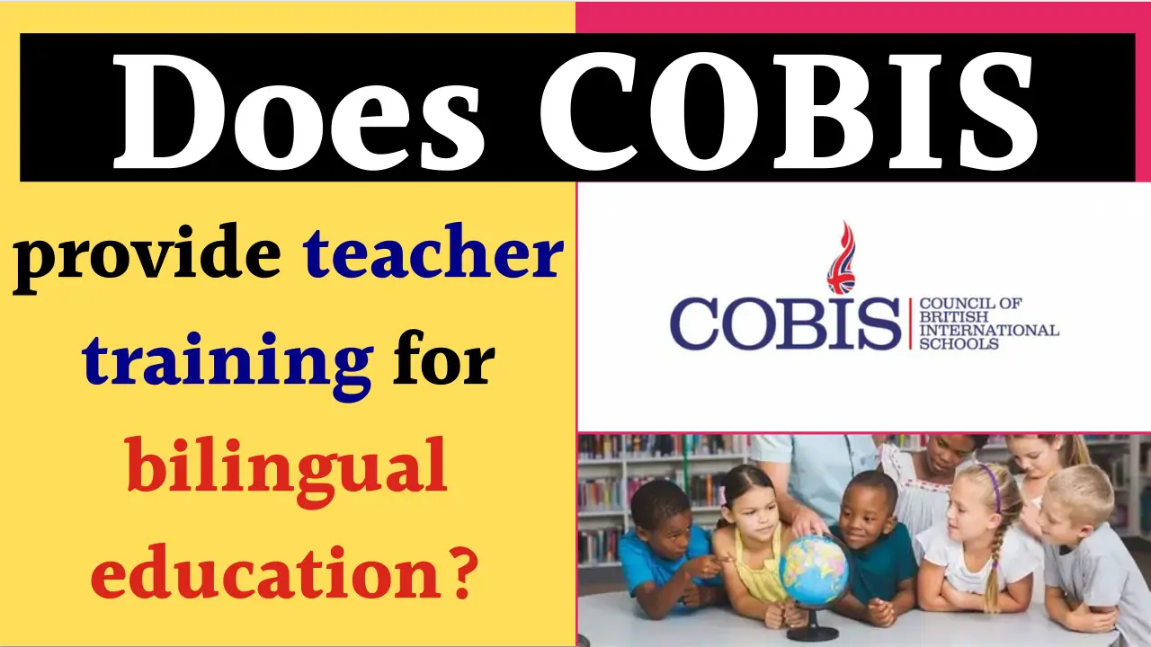 Does COBIS provide teacher training