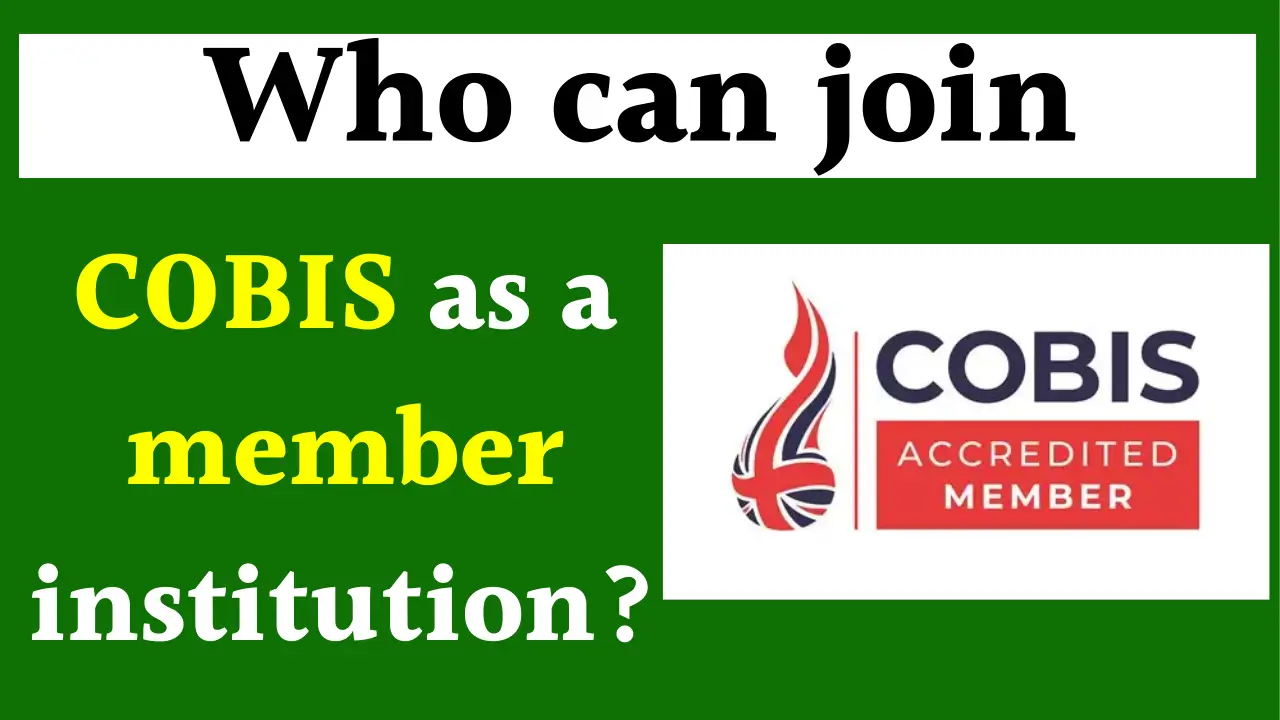 Who can join COBIS as a member institution